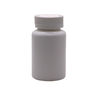 Collar Material PE 150ml Empty Round Plastic Bottle with Child Resistant Lids