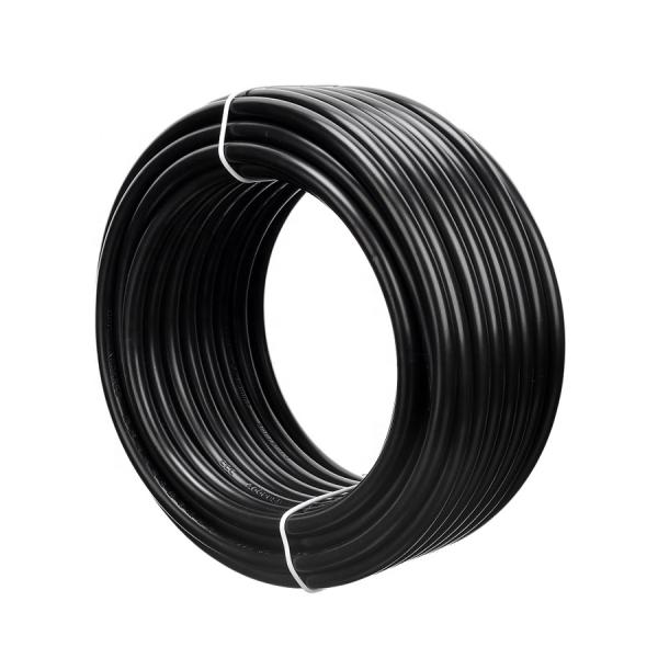 Solid Core Round Cables BV 1X10mm2 Black Laptop Electrical Power Cable with PVC Jacket and Insulation