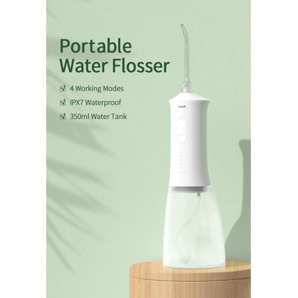 2000mAh Portable Cordless Rechargeable electric dental oral irrigator with 4 modes 350ml big tank