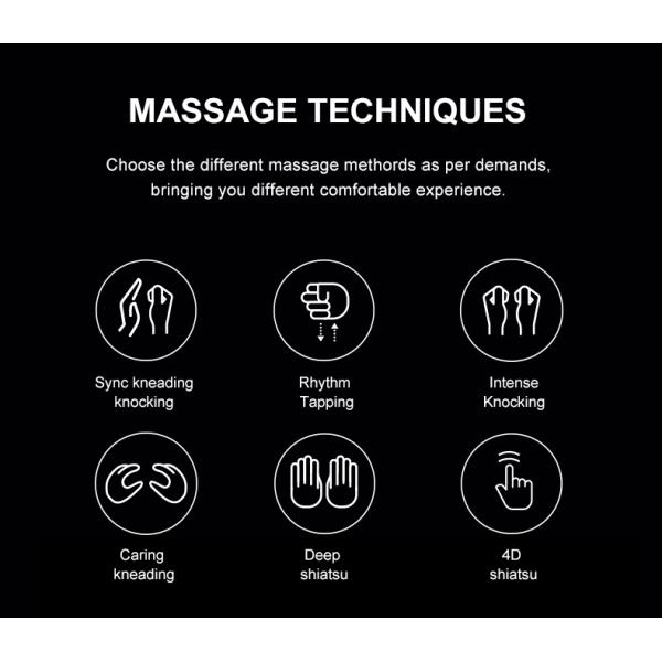 4d Shiatsu Electric Massage Chair Full Body Double Sl Track