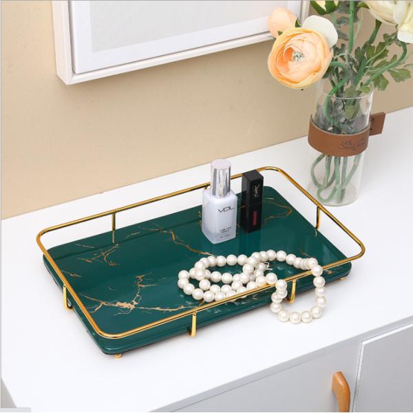 Nordic 1.0kg 35.7cm Length Rectangle Jewelry Tray For Bathroom
