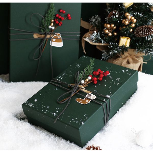 Christmas Cookie Chocolate Biscuit Selection Box Santa Snowman Design