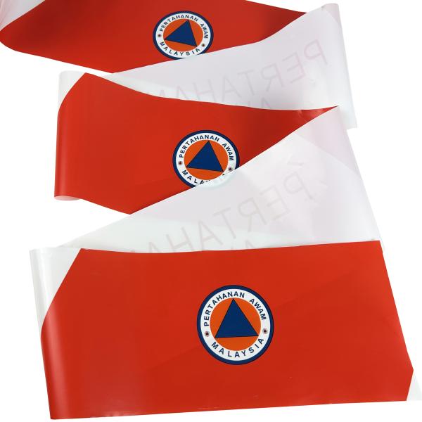 Customizable Waterproof Plastic Barrier Tape For Safety Constructions