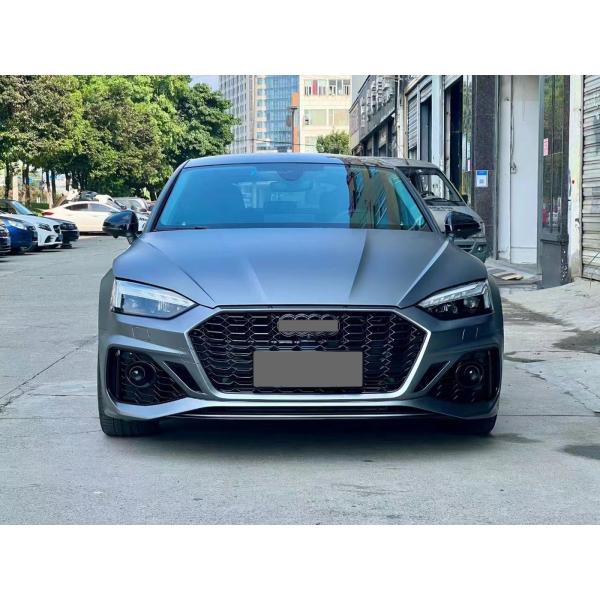 PP материал Audi A5 до RS5 Широкий корпус 2020-2023 Передний задний бампер решетка Боковые юбки