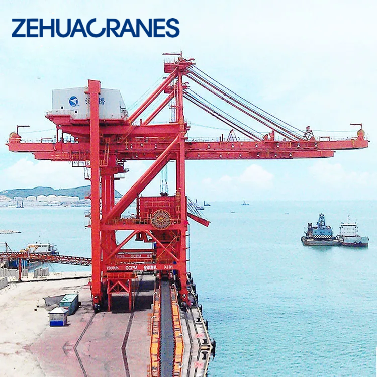 ZEHUA 2026 New STS Ship-to-Shore Container Crane 40T-65T, A8, CE Certified Port Container Loading Unloading