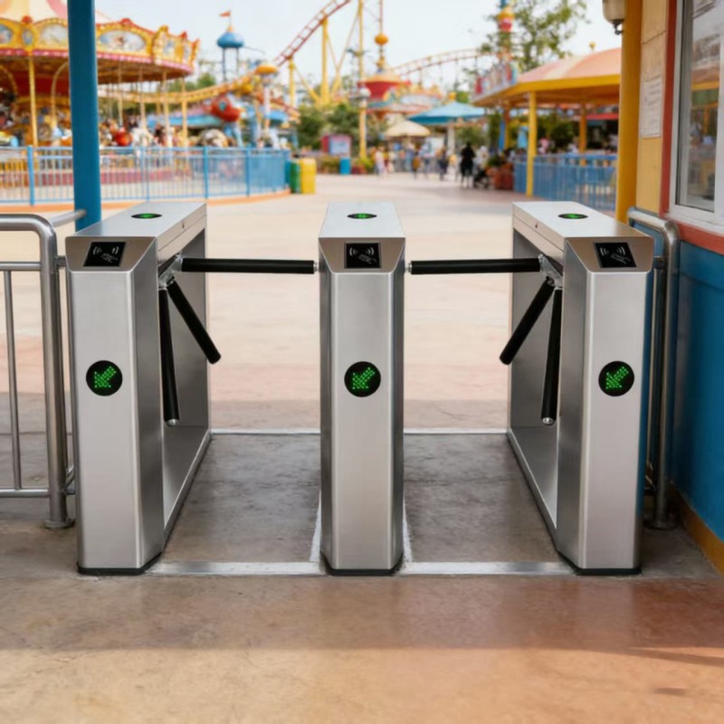 304 Stainless Steel IP54 Protected Long Life Tripod Turnstile for Secure Access Control