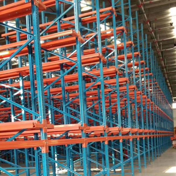 Warehouse Drive In Rack Pallet Racking 2-7 Levels High Density Storage System