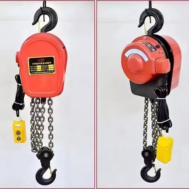 Single Speed DHS Electric Chain Hoist 0.5 Ton - 32 Ton Hook Chain Hoist