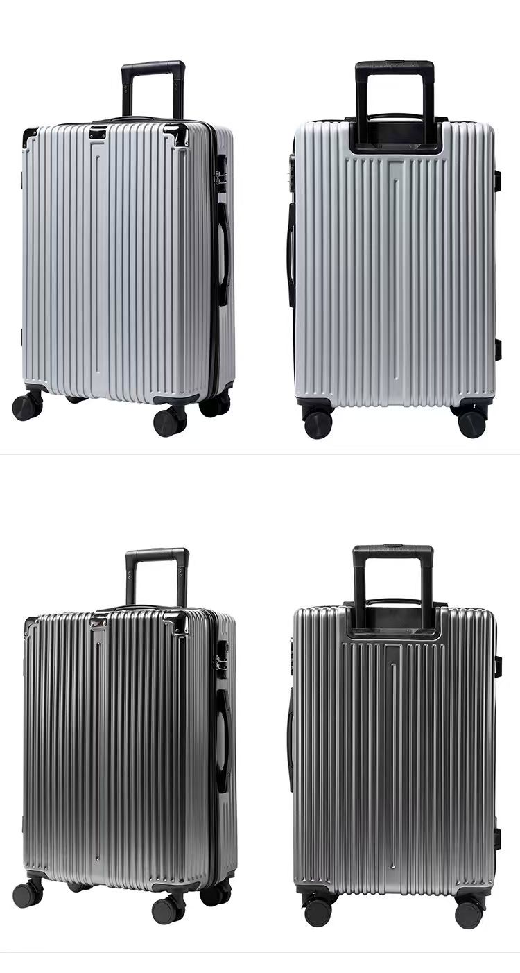 Luxury High Quality PVC Suitcase Lightweight Travel Set for Business Trips Large-Capacity Carry-On Luggage