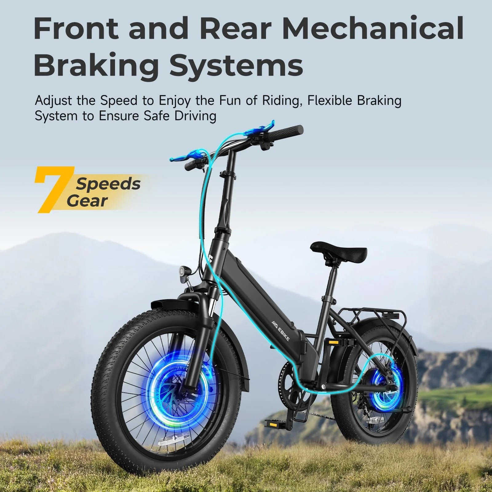 EU UK Stock Folding Electric Bike with Suspension Hydraulic Disc Brakes Range Legal Compliance E-bike Foldable Bike