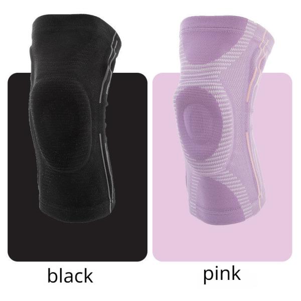 Sports Knee Guards Basketball Pressure Running Cycling Silicone Summer Thin Knitted Breathable Silicone Spring Knee Guar