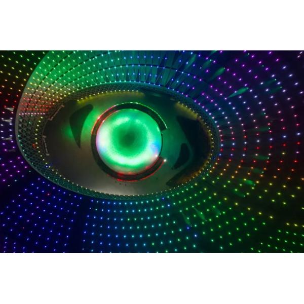 P125 LED Mesh Outdoor Display Screen Mall Dekoration Advertising Screen SMD3535 Экраны для наружного отображения в торговых центрах