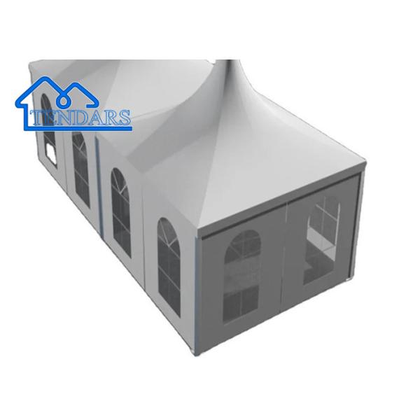 Aluminium 5*5m White Outdoor PVC Pagoda Tents For Event, Party, Trade Show,Etc,
