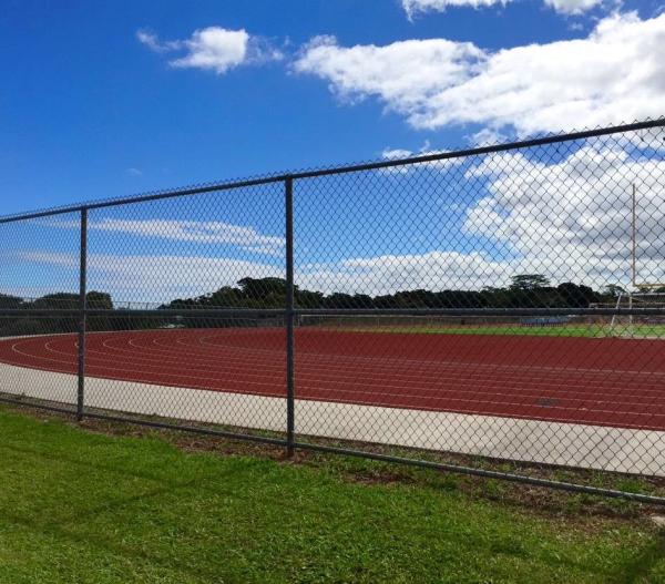 Galvanized Plastic Coated Chain Link Fence 8 Foot Waterproof