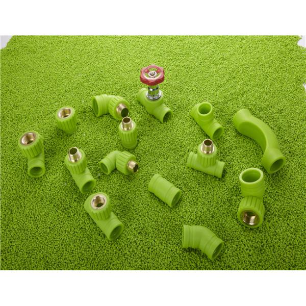 Concealed Stop Valve PPR Pipe Fittings Injection Smooth Surface