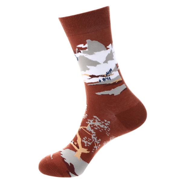 Wholesale Custom 100 Cotton Fashion Socks