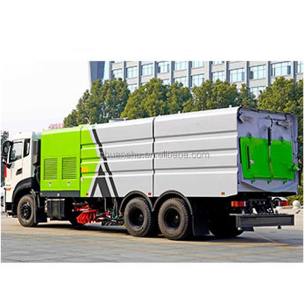 Manual Transmission Rear Double Bridge Sweep Truck On Highway And Airport By Dongfeng Tianlong