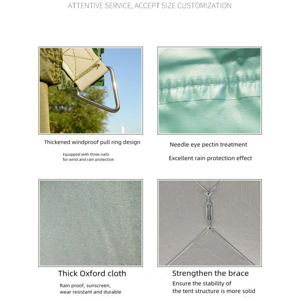 Military Adventure Rescue 20 People Tent Three Layer UV Resistant