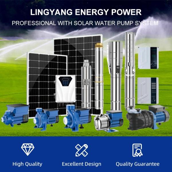Deep well Solar pump 200W  500W 750W for deep well dc submersible solar water pump system for irrigation