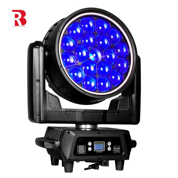 LED Moving Head 19pcs 40W 4in1 Beeye Stage IP65 ZOOM Wedding Party Light