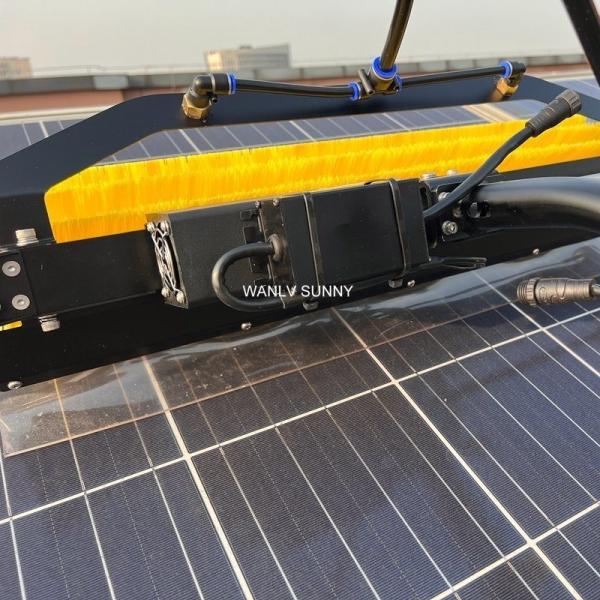 Max Unfold Size 3.5m-5.5m-7.5m Lithium Battery-Powered Rolling Brush for Solar Cleaner