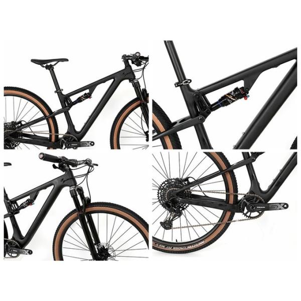 Горный велосипед подвеса волокна углерода TWITTER полный с автошиной MAXXIS