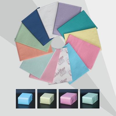 Beauty Waterproof Protective Pad,Disposable Dental Bibs, Non-tie Gum Protection Scarf, Waterproof Beauty Protective Pad / Waterproof Table Cover