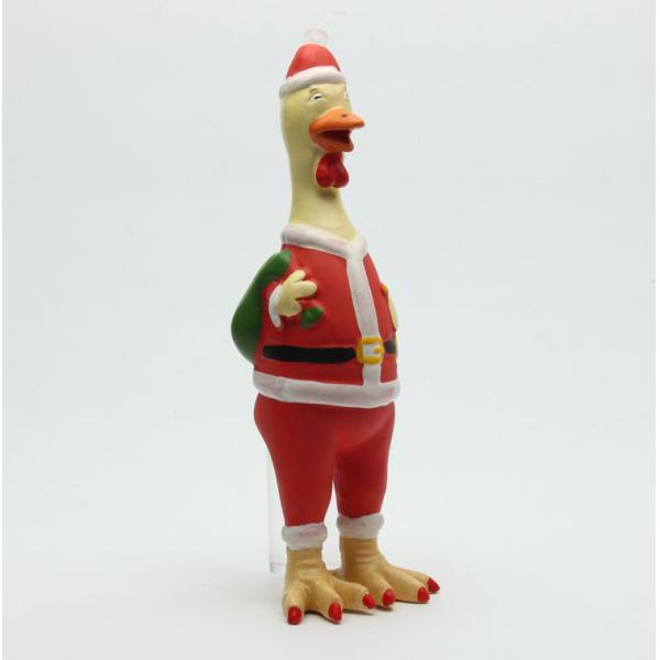 Professional Chew Latex Rubber Chicken Dog Toy Environmental Friendly