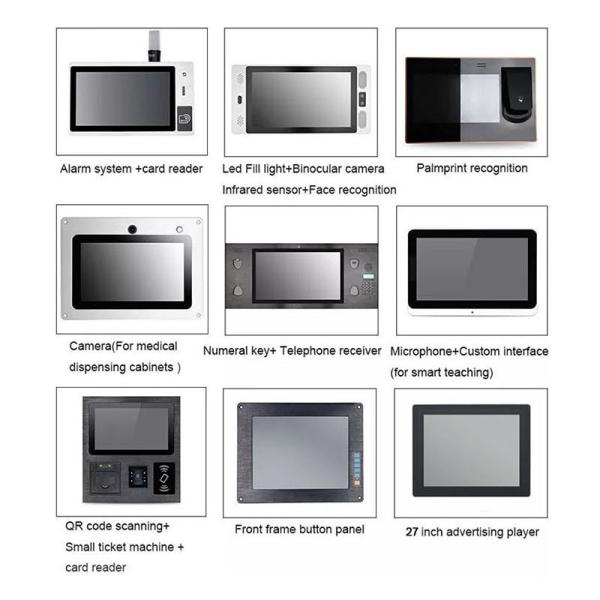 Restaurant IP65 Monitor Self Ordering Kiosk Embedded Industrial Motherboard