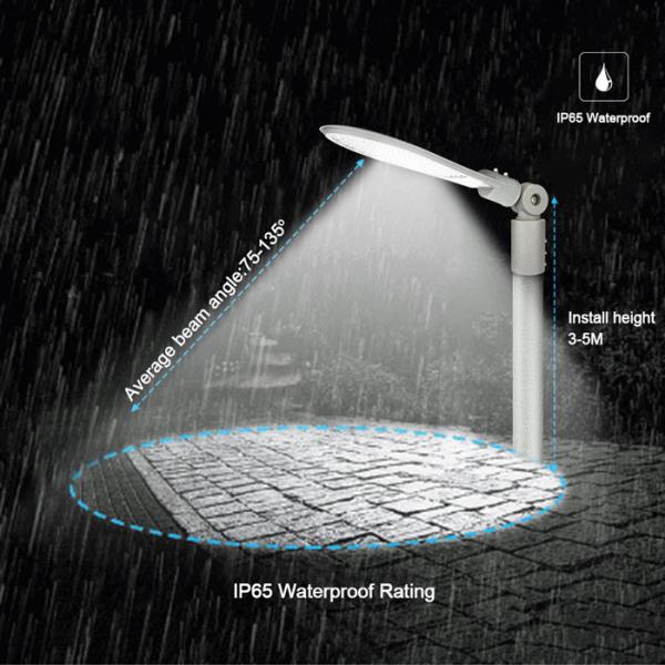 La lentille de PC rayonnant le lumen élevé imperméable LED d'angle de faisceau du réverbère de LED 120° perle