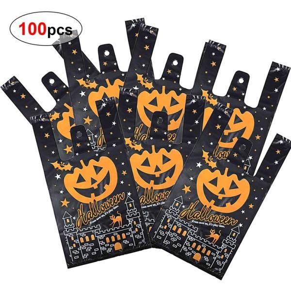 Halloween Monsters Plastic Packaging Treat Bags For Cookie / Biscuit Packaging