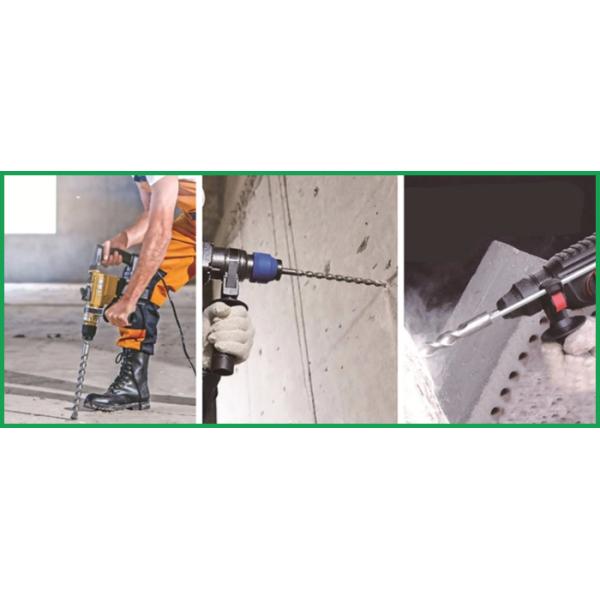 Cross Head Tip SDS Drill Bits , SDS Max Drill Bits For Block / Brick / Wall