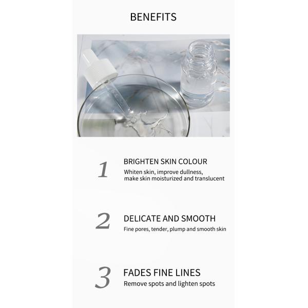 Private Label Arbutin Whitening Moisturizer Brightening Skin Care Facial Serum Korea