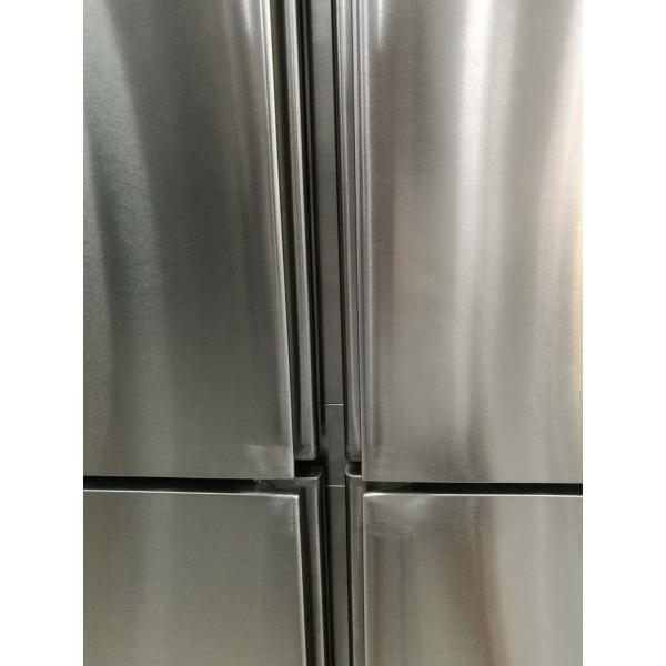 Stainless Steel 4 Door Commercial Refrigerator Freezer With 1.0m³ Capacity