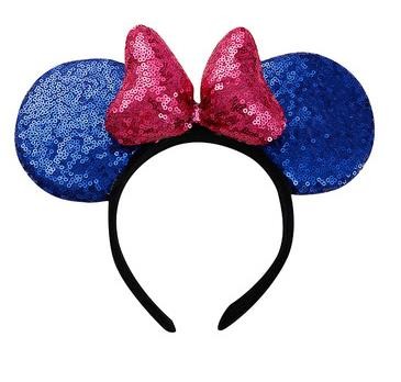 Disney original Plush head band Sequins head band 23cm