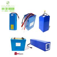 Batería de litio modificada para requisitos particulares CTS de 24v 36v 50ah 100ah, batería eléctrica de la motocicleta de la batería 60v 72v 40ah 50ah de la bici lifepo4