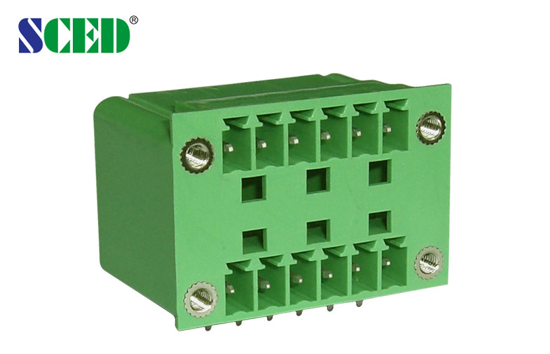 Коллектор, мыжские гнезда, 300V 8A, 2*2P-20*2P, тангаж 3.50mm, Pluggable терминальные блоки, вставляемый терминальный блок