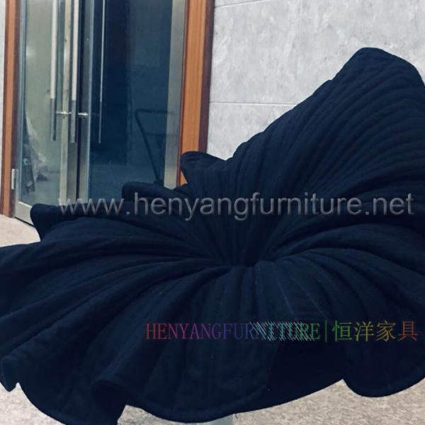 High replica Colorful bloom easy chair flower shape chair bloom lounge chair in fabric modern calssic lougne chair