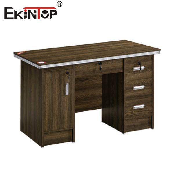 Ekintop Cheap Price Principal Desk Office Table Antique Simple Office Desk Black