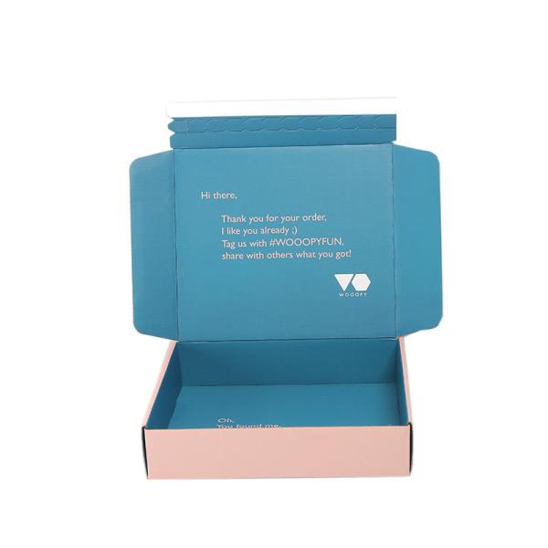 Cardboard Shipping Gift Clothing Packing Boxes Disposable Tape Seal