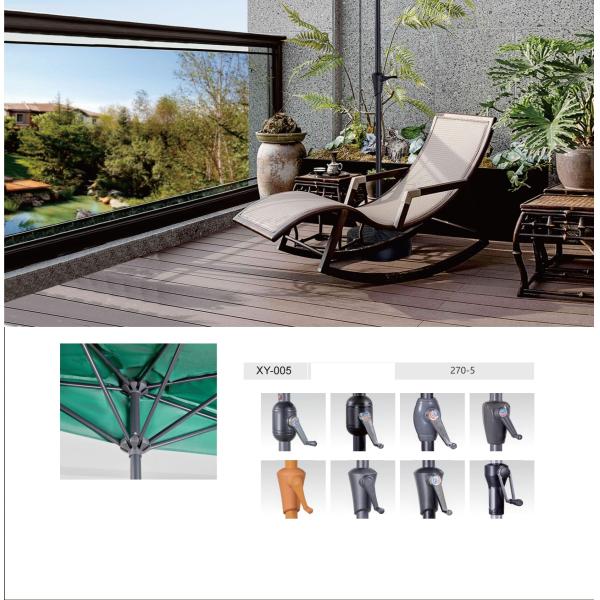 XY-005 Luxury Sunshade Backyard Banana Umbrella Outdoor Garden Parasol Sun Protection Patio Outdoor Furniture Umbrellas