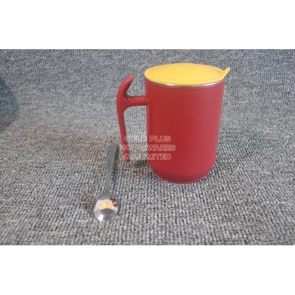 Double Wall 304 Stainless Steel Thermos Cup Set Reusable With Spoon