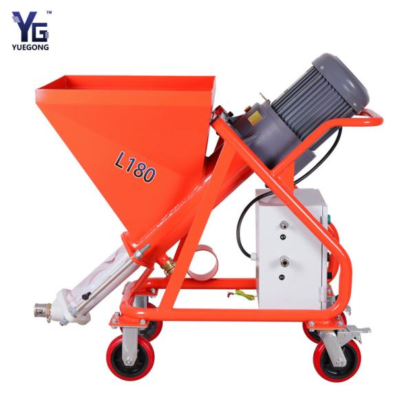YG L180 380V Fireproof Mortar Spraying Machine With 50L Hopper Capacity