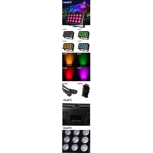Bright small garden RGB IP65 waterproof 40W 80W 160W outdoor flood lights on stands