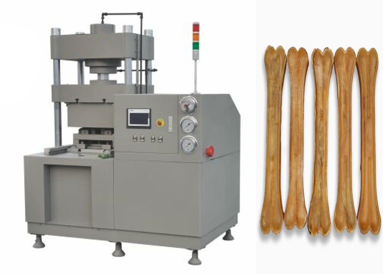 89kw Cowhide Dog Bone Making Machine Customized Pet Food Machine