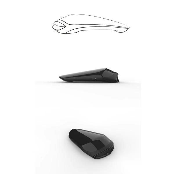Sunsing New Design Universal ABS Car Roof Boxes Car Top Box Accessories with Roof Mount Car Rack and Rail