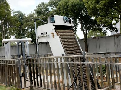 Grille à barreaux mécanique 1mm – 50mm SS304 7.5KW pour eaux usées