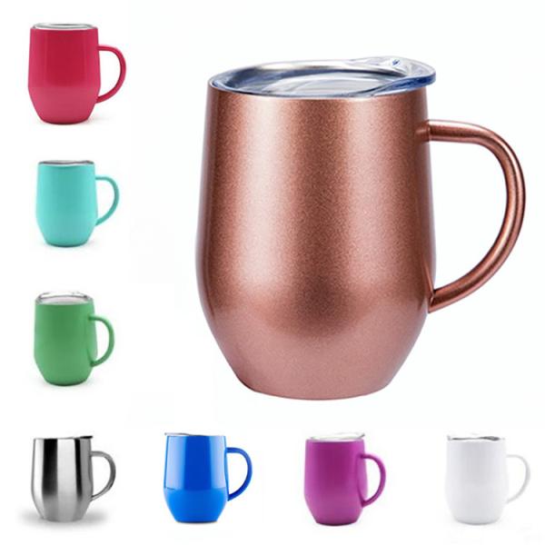 secadora de roupa de aço inoxidável With Handle do vinho 12oz da garrafa 304 de 300ml Drinkware
