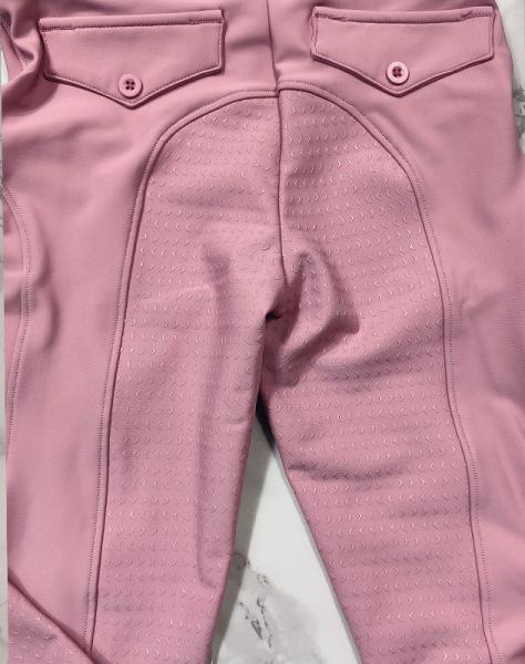 100cm - a equitação de quatro vias cor-de-rosa do estiramento de 175cm arfa caneleiras para crianças