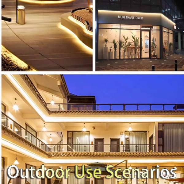 LED Waterproof Light Strip Low Voltage 12V Underwater Outdoor Light Strip 24V Underwater Light Strip Self-Adhesive Fish Tank Fish Pond Soft Light Strip
